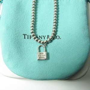 Tiffany & Co. 1837 Mini Pad Lock Bead Bracelet